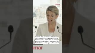 Yolanda Díaz dimite como líder de Sumar tras el varapalo de las elecciones europeas