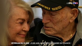 Vétéran du D-Day : A 100 ans il se marie en France