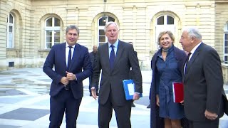 Budget: Michel Barnier en visite au groupe LR