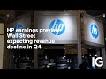 HP earnings preview: Wall Street expecting revenue decline in Q4