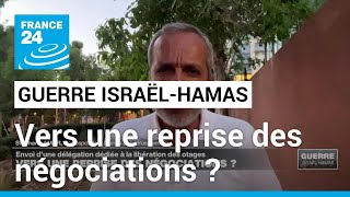 Guerre Israël-Hamas : envoi d&#39;une délégation dédiée à la libération des otages • FRANCE 24