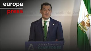 UNICAJA Moreno agradece al Unicaja llevar el nombre de Andalucía por Europa