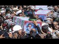 Iran, funerali Raisi: migliaia di persone per sepoltura a Mashhad, a Teheran vertice con le milizie