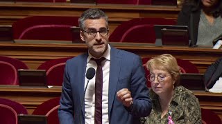 Yan Chantrel (PS) pointe les &quot;petits télégraphistes de Bolloré&quot; lors d’un débat au Sénat