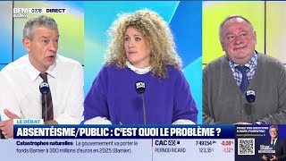 Nicolas Doze face à Jean-Marc Daniel : Absentéisme/Public, c&#39;est quoi le problème ?