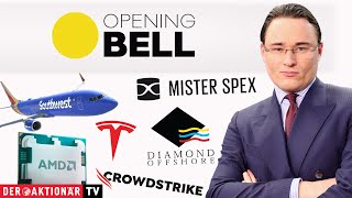 BITCOIN GOLD Opening Bell: Bitcoin, Gold, Mister Spex, AMD, Southwest Airlines, Tesla, Diamond Offshore Drilling