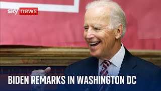 JOE Watch: US President Joe Biden delivers remarks at the Economic Club of Washington DC