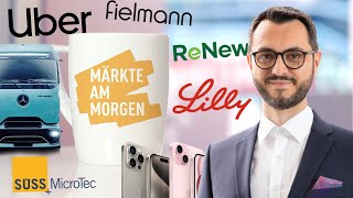 ELI LILLY Märkte am Morgen: Fielmann, Daimler Truck, Süss Microtec, Apple, Eli Lilly, Uber, Renew Energy