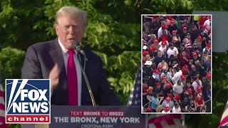 RALLY NY Dems switch party affiliation to GOP at Trump Bronx rally