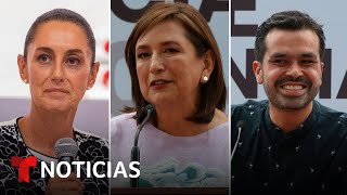 Sheinbaum, Gálvez y Álvarez Máynez de nuevo ante las cámaras en el segundo debate presidencial