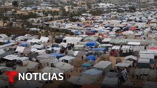 EN VIVO: Imágenes del campamento para refugiados en la ciudad de Rafah en Gaza