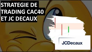 JC DECAUX SA. 🦕👉Stratégie de trading CAC40 et JC DECAUX