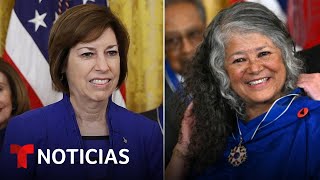 Una líder campesina y una astronauta: estas son las latinas que recibieron la Medalla de la Libertad