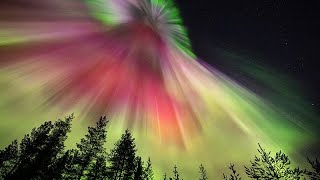 AURORA Aurora borealis: Beeindruckende Nordlichter über Lappland
