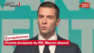 Européennes : victoire écrasante du RN, Macron dissout