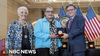 GOLD - USD Full: NASA’s &#39;Hidden Figures&#39; women honored with Congressional Gold Medal ceremony