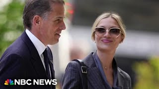 Hunter Biden&#39;s wife confronts Trump aide outside of courtroom