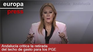 TECHO Andalucía afirma que la retirada del techo de gasto refleja &quot;debilidad del Gobierno