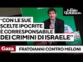Fratoianni contro Meloni: "Con le sue scelte ignave si rende corresponsabile dei crimini di Israele"