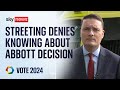 Diane Abbott: Wes Streeting denies knowing about decision to stop Labour MP from standing