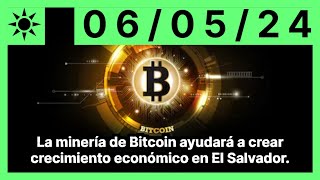 BITCOIN La minería de Bitcoin ayudará a crear crecimiento económico en El Salvador.