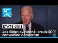 Ovationné lors de la convention démocrate, Joe Biden passe le flambeau à Kamala Harris