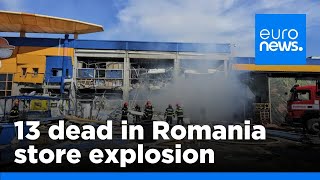 Explosion at store in northeastern Romania injures at least 13