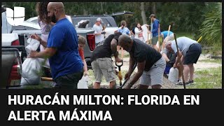 Florida, en alerta máxima por el huracán Milton: preparan la mayor evacuación desde 2017