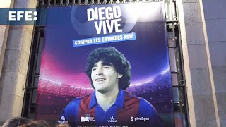 Maradona regresa a Barcelona con la exposición inmersiva &#39;Diego Vive&#39;