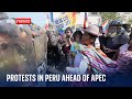 Watch live: Protests in the Peruvian capital, Lima, ahead of Asia-Pacific Economic Cooperation forum