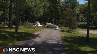 Witness describes hearing plane crash in Connecticut campground