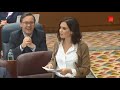 Ayuso llama a Errejón "el diputado black que cobra por no trabajar"