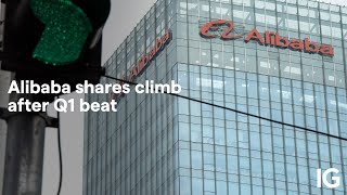ALIBABA GRP Alibaba shares climb after Q1 beat