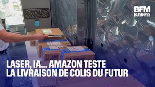 AMAZON.COM INC. Laser, IA… Amazon teste la livraison de colis du futur