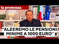 "Alzare le pensioni a 1000 euro”. Berlusconi rilancia l’eterna promessa prima delle Regionali