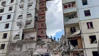Russland beschuldigt Ukraine: Mindestens sieben Tote nach Wohnhauseinsturz