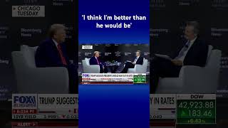 Trump suggests he would be a better Fed Chair than Powell #shorts