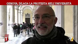 Genova, dilaga la protesta nell’Università