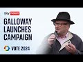 Watch: Workers Party of Britain launch election campaign