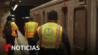 Durante ola de ataques usuarios del metro de Los Ángeles reclaman protección | Noticias Telemundo