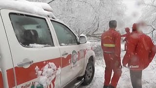 Cae una nevada sin precedentes en el norte y oeste de Irán