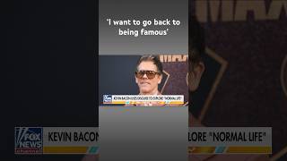 Kevin Bacon recalls venture into public disguised as a &#39;normal person&#39; #shorts