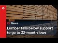 Lumber falls below support to go to 32-month lows 🪓