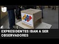 Expresidentes que iban a Venezuela como observadores dicen que no les permitieron despegar de Panamá