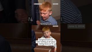 DAD Congressman’s son on making faces behind dad on House floor