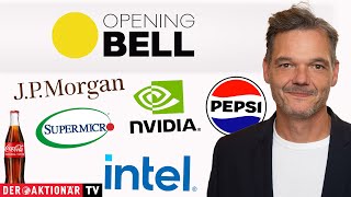 COCA-COLA CO. Opening Bell: JPMorgan, PepsiCo, Coca-Cola, Nvidia, Super Micro Computer, Intel