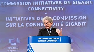 FIBRE L&#39;UE propose de faire participer les géants du web au financement de la 5G et de la fibre