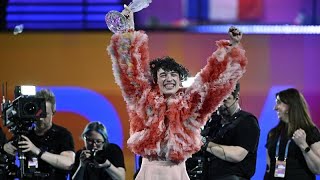 Eurovision: trionfa lo svizzero Nemo, performance e polemiche della gran finale