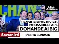 Recinzioni e divieti alla stampa, al raduno sovranista di Salvini impossibile fare domande ai big