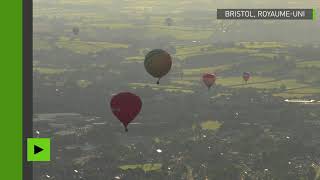 BRISTOL-MYERS SQUIBB CO. Des dizaines de montgolfières emplissent le ciel de Bristol, au Royaume-Uni